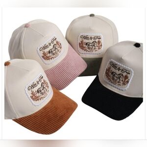 Wild & FREE Corduroy Patch Caps